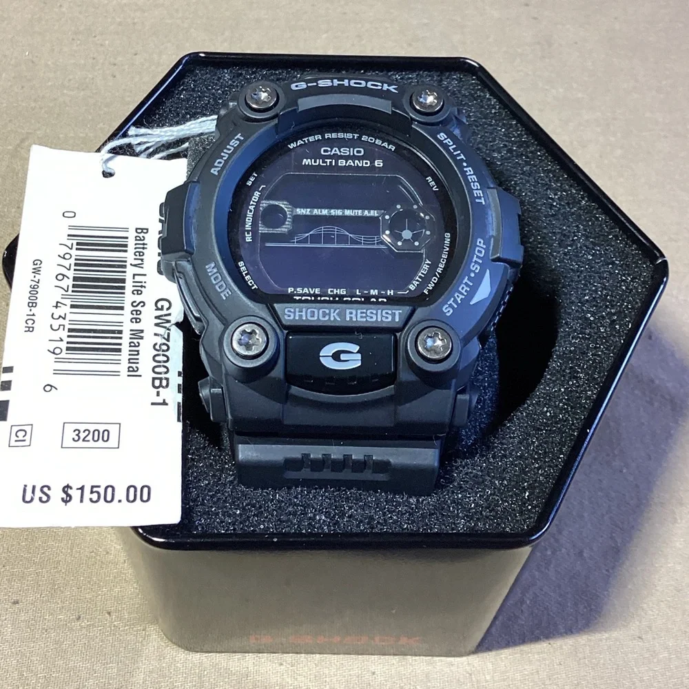 Casio G-Shock G-Rescue Solar Atomic Digital Watch GW7900B-1CR 3200